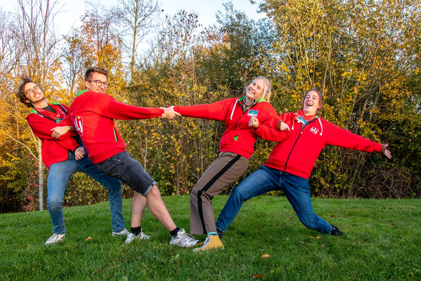 Nikita in het evenemententeam